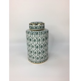 S/2 PALMERAS  BEYAZ/YEŞİL 18x30CM