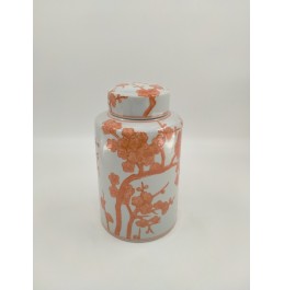 S/2 SAKSI CHERRY BLOSSOM BEYAZ/TURUNCU 18x30CM