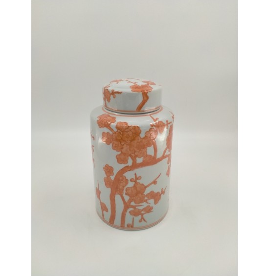 S/2 SAKSI CHERRY BLOSSOM BEYAZ/TURUNCU 18x30CM