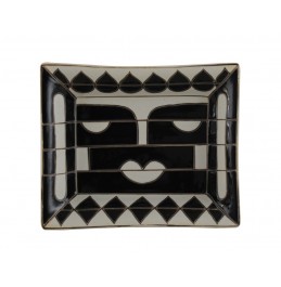 KÜL TABLASI BEYAZ/SİYAH 20x16CM(TOPLU ALIMLARDA 4ADET OLARAK GELMEKTEDİR.)