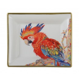 PAPAĞAN DETAY KÜLLÜK SET4 20X16CM