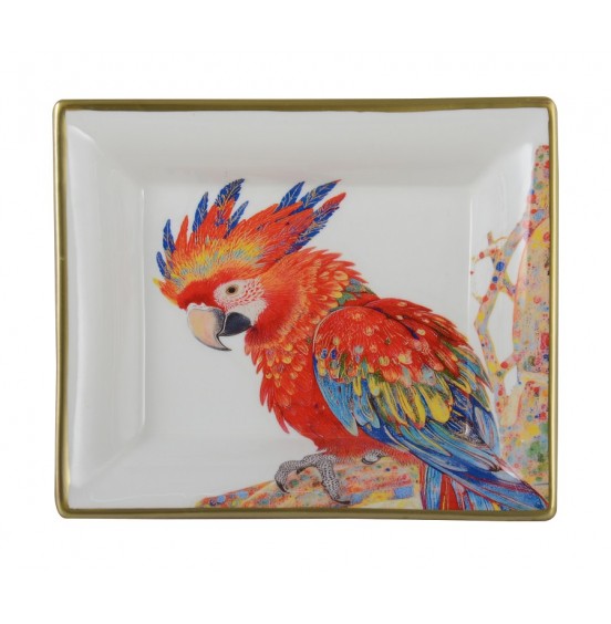 PAPAĞAN DETAY KÜLLÜK SET4 20X16CM
