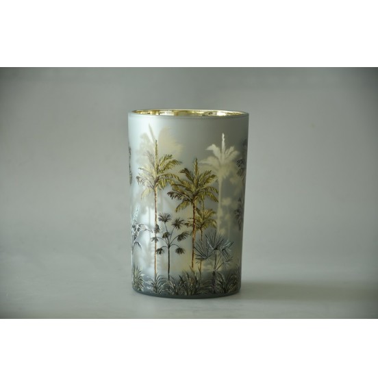 S/6 CAM SİLİNDİR GOLD MUMLUK 12x18CM