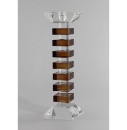 RENKLİ KRİSTAL BOC MUM ÜZERİNE 9x9x31CM RENKLİ KRİSTAL BOC MUM ÜZERİNE 9x9x31CM