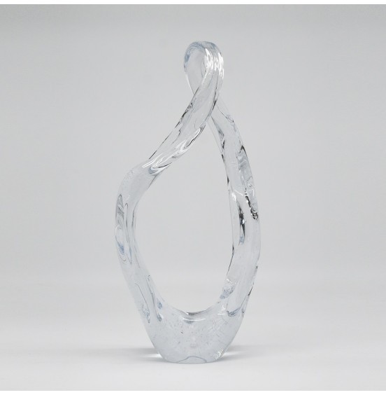  DEKORATİF CAM HEYKEL 21x12,5X50CM