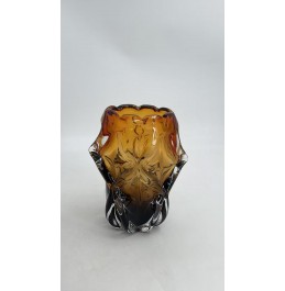 VAZO AMBER/KAHVERENGİ CAM 20x15x26CM VAZO AMBER/KAHVERENGİ CAM 20x15x26CM