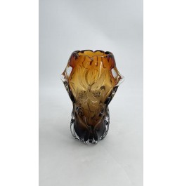 VAZO AMBER/KAHVERENGİ CAM 20x14x31CM VAZO AMBER/KAHVERENGİ CAM 20x14x31CM
