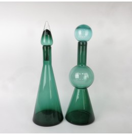 S/2x2 KOYU YEŞİL CAM ŞİŞE 16,5x49CM 15,5x50CM S/2x2 KOYU YEŞİL CAM ŞİŞE 16,5x49CM 15,5x50CM