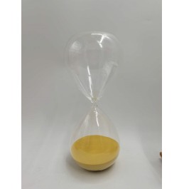 CAM KUM SAATİ SARI (2 saat) 38CM