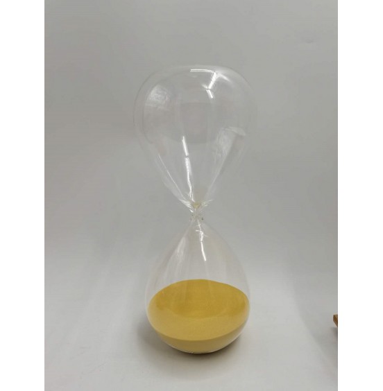 CAM KUM SAATİ SARI (2 saat) 38CM