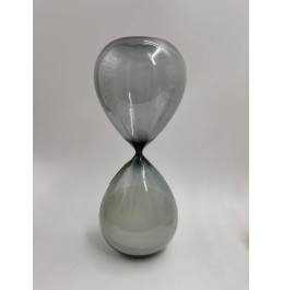 SİYAH CAM KUM SAATİ BEYAZ (2 saat) 38CM SİYAH CAM KUM SAATİ BEYAZ (2 saat) 38CM
