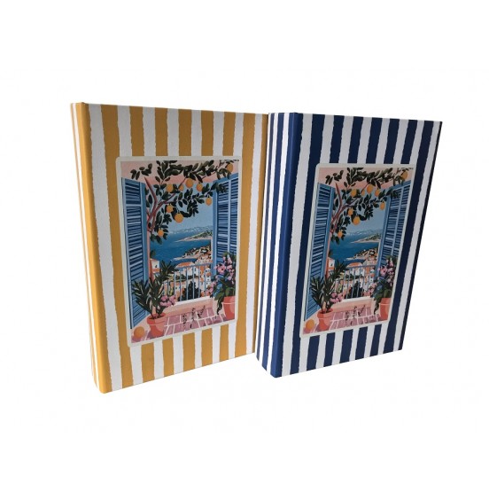 S/3x2 MAVİ/SARI/BEYAZ 22x7x33CM