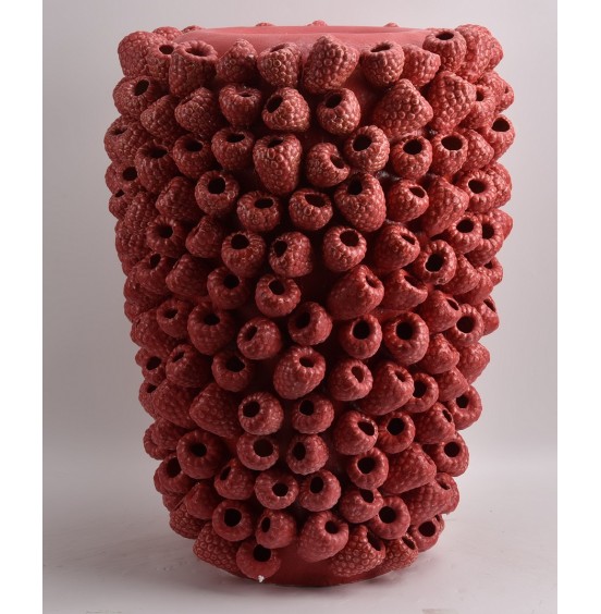 PEMBE MAT SERAMİK VAZO 56x78CM