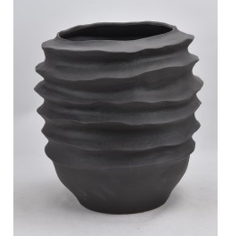 SİYAH MAT VAZO 44x46,5CM