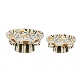 S/2LİMON DETAY KASE 21x9CM/26x12CM