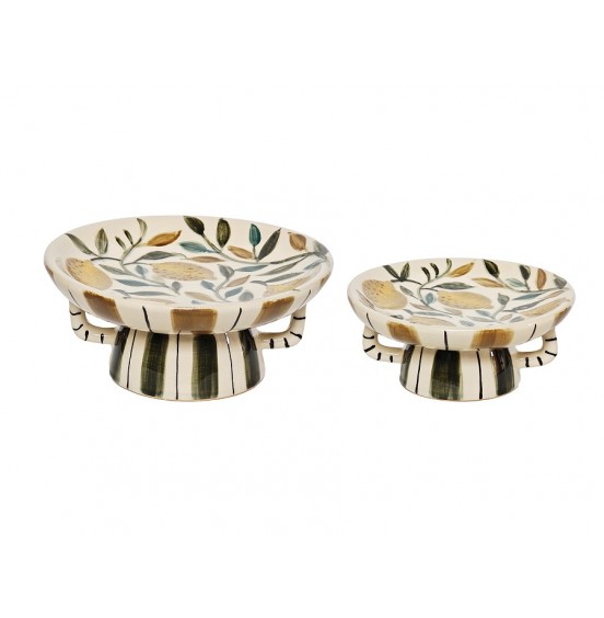 S/2LİMON DETAY KASE 21x9CM/26x12CM
