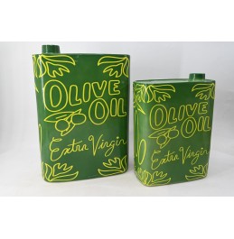 S/2 OLIVE OIL 25x14x35CM /33x16x44CM