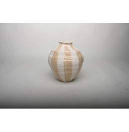 S/2 VAZO KREM/BEJ SERAMİK 25x29,8CM