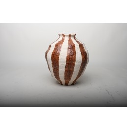 VAZO KREM/KAHVERENGİ SERAMİK 33x38,2CM