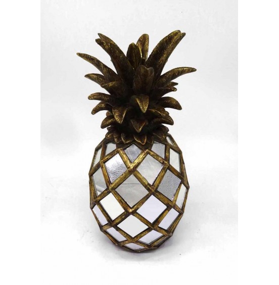 ANANAS ALTIN ​​REÇİNE+AYNALAR 18x33CM