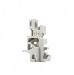 BEYAZ REÇİNE DEKORATİF EV 23x18x41CM