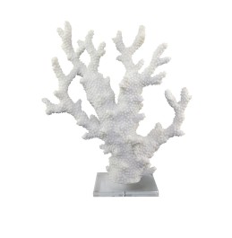AKRİLİK TABAN ÜZERİNDE REÇİNE BEYAZ MERCAN 29x10x33CM AKRİLİK TABAN ÜZERİNDE REÇİNE BEYAZ MERCAN 29x10x33CM