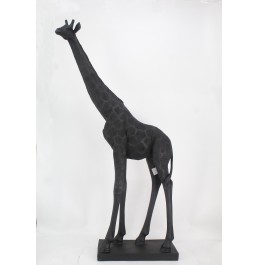 ZÜRAFA MAT SİYAH REÇİNE 40x20x126CM