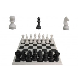 45X45CM REÇİNE SİYAH BEYAZ SATRANÇ TAKIM 45X45CM REÇİNE SİYAH BEYAZ SATRANÇ TAKIM