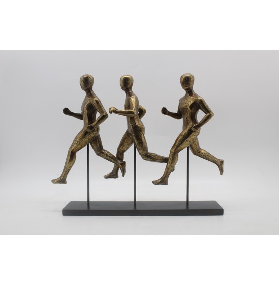 3 ANT.GOLD REÇİNE ÇALIŞAN ERKEK STAND ÜZERİNDE 44x12x36CM