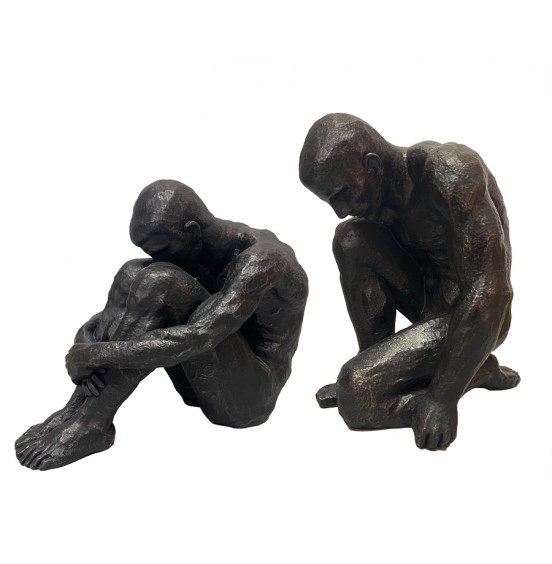 S/2  REÇİNE HEYKEL 26x21x25cm/24x13x20cm