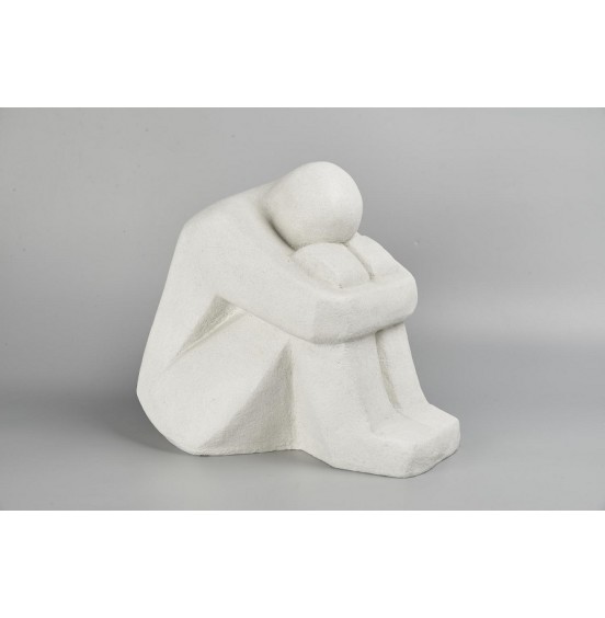 Set/2 BEYAZ REÇİNE ADAM 43x29x37cm