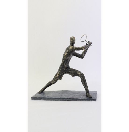REÇİNE TENİS OYUNCUSU (BACKHAND) ÜSTE 28x18x26CM