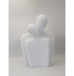 S/2 BEYAZ REÇİNE ÖZEL ÇİFT HEYKELİ 30x15x44CM S/2 BEYAZ REÇİNE ÖZEL ÇİFT HEYKELİ 30x15x44CM
