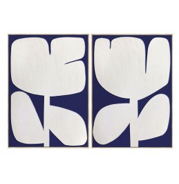 SET/2 MAVİ/BEYAZ LALE TABLO 90x120CM
