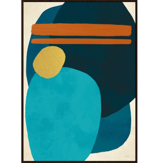 ÇERÇEVE OVAL MAVİ/LACİ MAVİ 100x140CM
