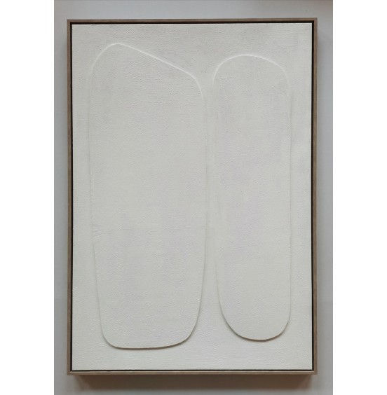 ÇERÇEVE 3D SANAT BEYAZ 80x120CM