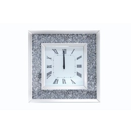 AYNALI DUVAR SAATİ 51x51x5cm