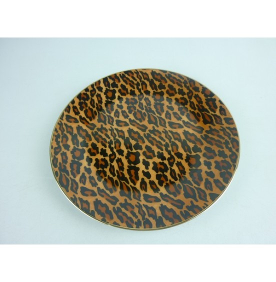 S/6 KUTU 6 TATLI TABAĞI LEOPAR çap 21cm