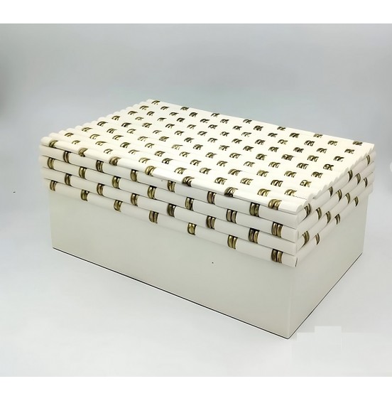 Pirinç halkalı kremreçine kutu 30x19x12,5cm 