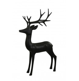 SİYAH MAT METAL GEYİK XL 55x23x92,5CM