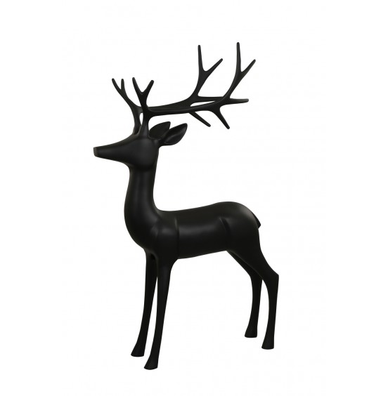 SİYAH MAT METAL GEYİK XL 55x23x92,5CM