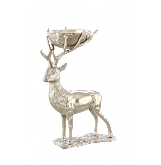 KASELİ NİKEL GEYİK 30,5x23x54,5CM