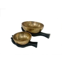 SET/2 DEKORATİF EL KASE ANT.ALTIN/SİYAH 22x15x9CM/33x25x12CM SET/2 DEKORATİF EL KASE ANT.ALTIN/SİYAH 22x15x9CM/33x25x12CM