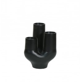 3 LÜ ŞAMDAN SİYAH MAT 22x31CM 3 LÜ ŞAMDAN SİYAH MAT 22x31CM