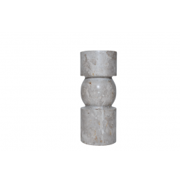 S/2 MUMLUK KAHVE MERMER 9x23cm
