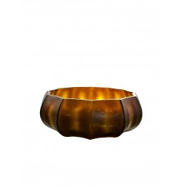 FÜZE KEHRİBAR CAM KÂSE 33x13CM FÜZE KEHRİBAR CAM KÂSE 33x13CM