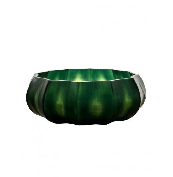 YEŞİL ORMAN CAM KASESİ 33x13CM