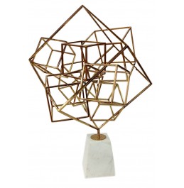 MERMER TABAN ÜZERİNDE KÜP DEKOR 40x39x54,5CM MERMER TABAN ÜZERİNDE KÜP DEKOR 40x39x54,5CM