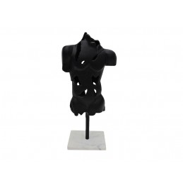 SİYAH ALÜMİNYUM ERKEK BUST 19x8x43,5CM