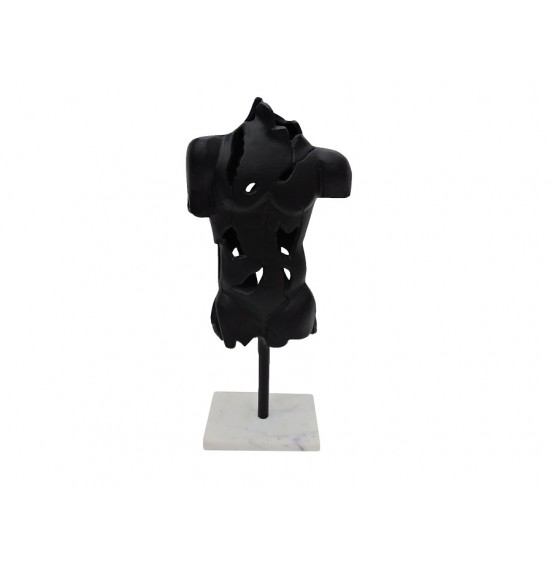 SİYAH ALÜMİNYUM ERKEK BUST 19x8x43,5CM